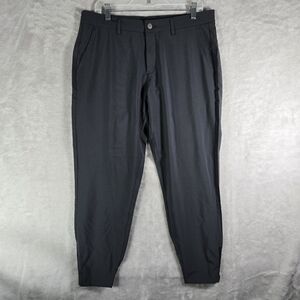 Primo Golf Jogger Pants Mens Size 34 Short Dark Gray Tapered Ankle Zip 27”